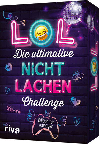 LOL – Die ultimative Nicht-lachen-Challenge – Edition für Teenager - Die besten Witze, Flachwitze, Scherzfragen. Tolles Geschenk zu Geburtstag, Weihnachten. Partyspiel ab 12 Jahren