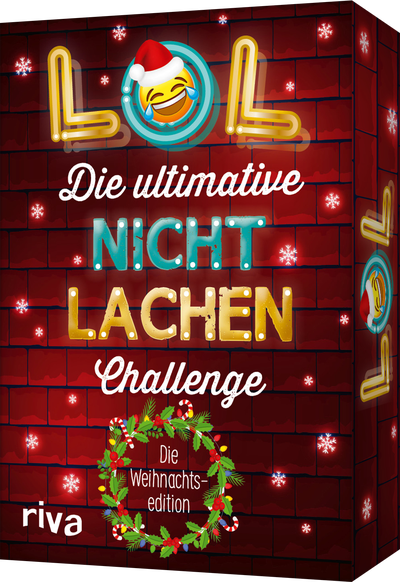 LOL – Die ultimative Nicht-lachen-Challenge – Die Weihnachtsedition - Mit den besten Witzen, Flachwitzen, Scherzfragen. Tolles Partyspiel zu Nikolaus, im Adventskalender. Ab 8 Jahren