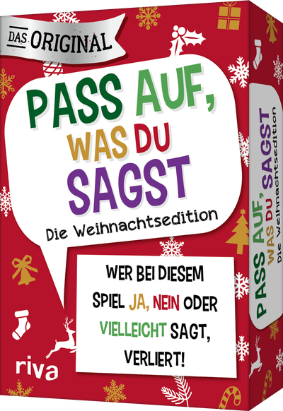 Pass auf, was du sagst – Die Weihnachtsedition - Wer bei diesem Spiel »Ja«, »Nein« oder »Vielleicht« sagt, verliert!