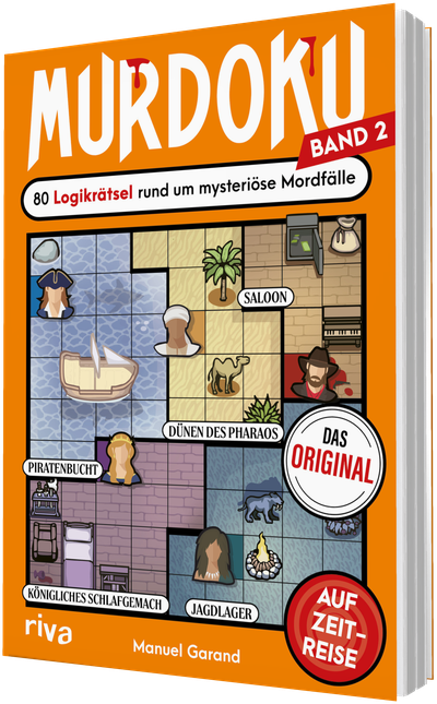 Murdoku 2 - Auf Zeitreise – 80 Logikrätsel rund um mysteriöse Mordfälle