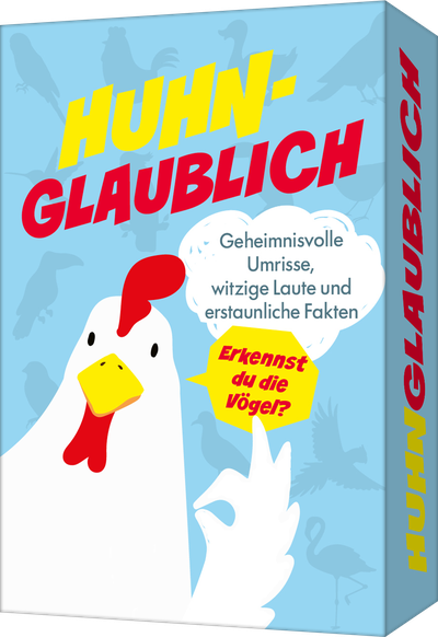 Huhnglaublich - Geheimnisvolle Umrisse, witzige Laute und erstaunliche Fakten – erkennst du die Vögel?