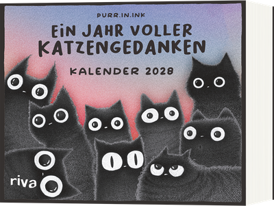 Ein Jahr voller Katzengedanken 2028 - Tagesabreißkalender