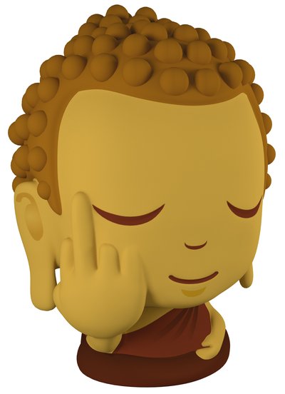 Am Arsch vorbei – der Knautsch-Buddha für mehr Entspannung - Das perfekte Geschenk für Geburtstag, Weihnachten oder zwischendurch. Die Knautschfigur zum SPIEGEL-Bestseller