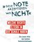 Diese Note akzeptieren wir nicht