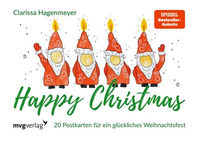 Happy Christmas: Postkarten - 20 Postkarten für ein glückliches Weihnachtsfest