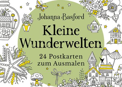 Kleine Wunderwelten - 24 Postkarten zum Ausmalen