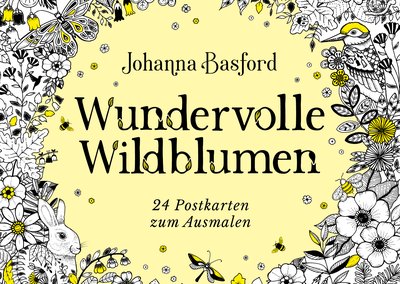 Wundervolle Wildblumen - 24 Postkarten zum Ausmalen