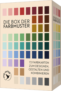 Die Box der Farbmuster