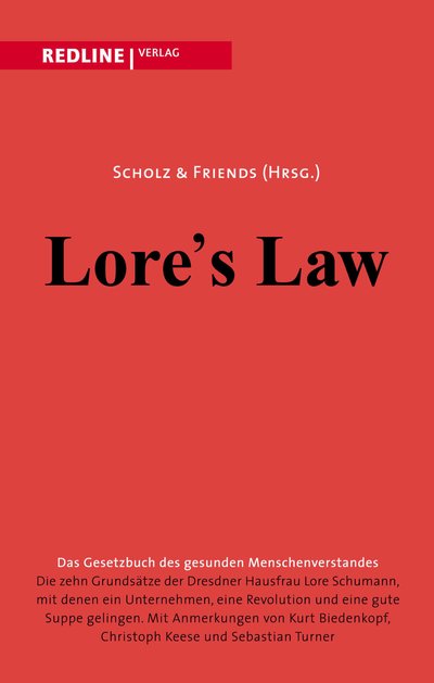 Lore's law - Das Gesetzbuch des gesunden Menschenverstandes