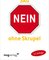 Sag nein ohne Skrupel