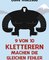 9 von 10 Kletterern machen die gleichen Fehler