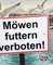 Möwen futtern verboten