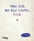 Was ich an dir liebe, Oma