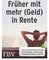 Früher mit mehr (Geld) in Rente